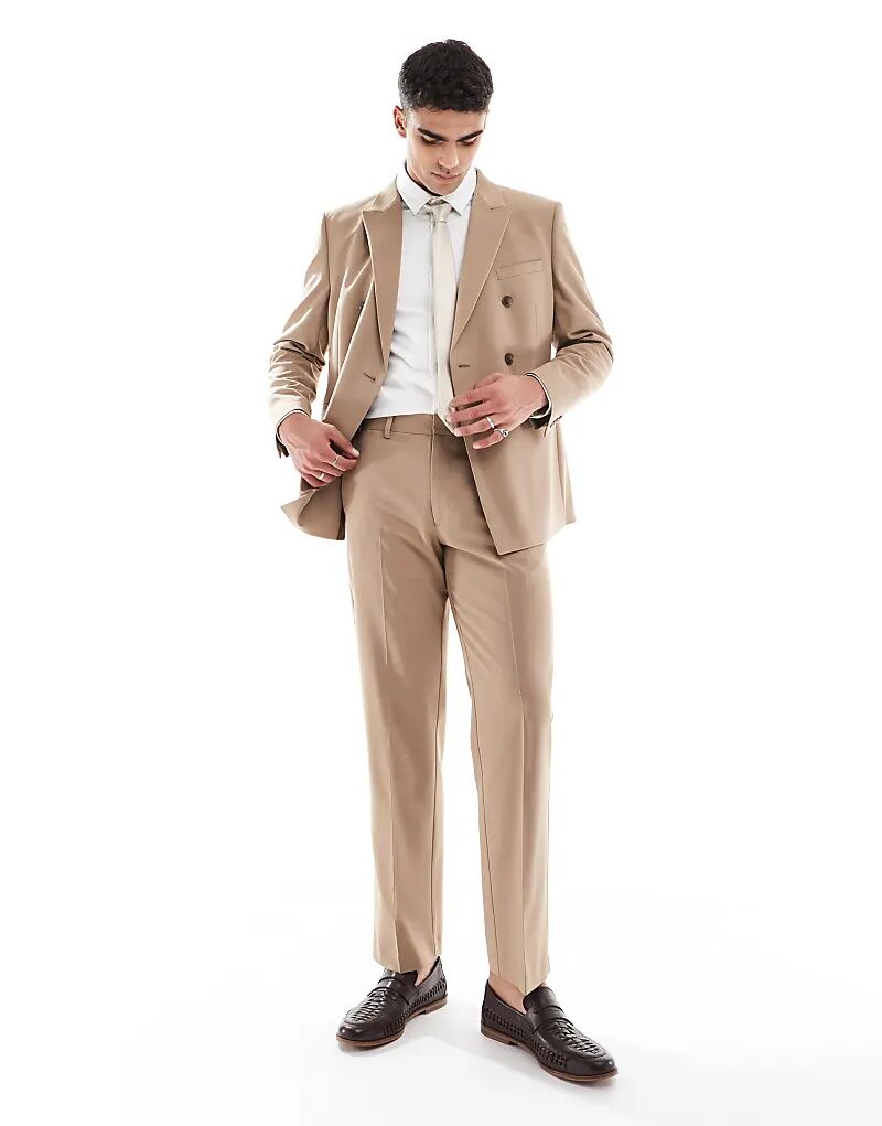 Прямые брюки ASOS DESIGN коричневого цвета
Прямые брюки ASOS DESIGN коричневого цвета