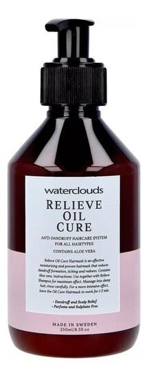 Увлажняющая и успокаивающая маска для волос, 250 мл Waterclouds, Relieve Oil Cure Hairmask
Увлажняющая и успокаивающая маска для волос, 250 мл Waterclouds, Relieve Oil Cure Hairmask