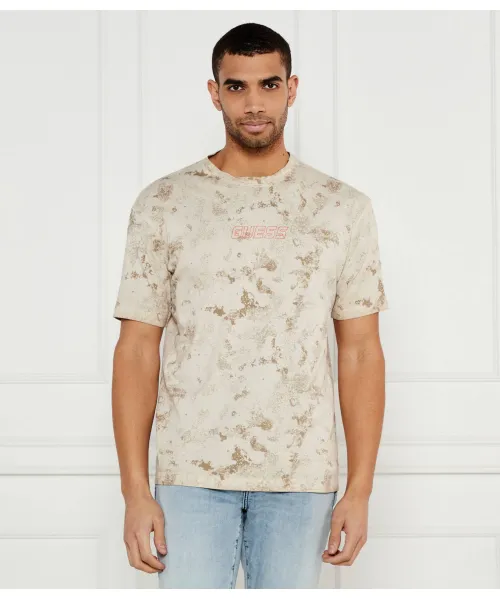 Футболка Мускари Regular fit Guess Active, бежевый 
Футболка Мускари Regular fit Guess Active, бежевый