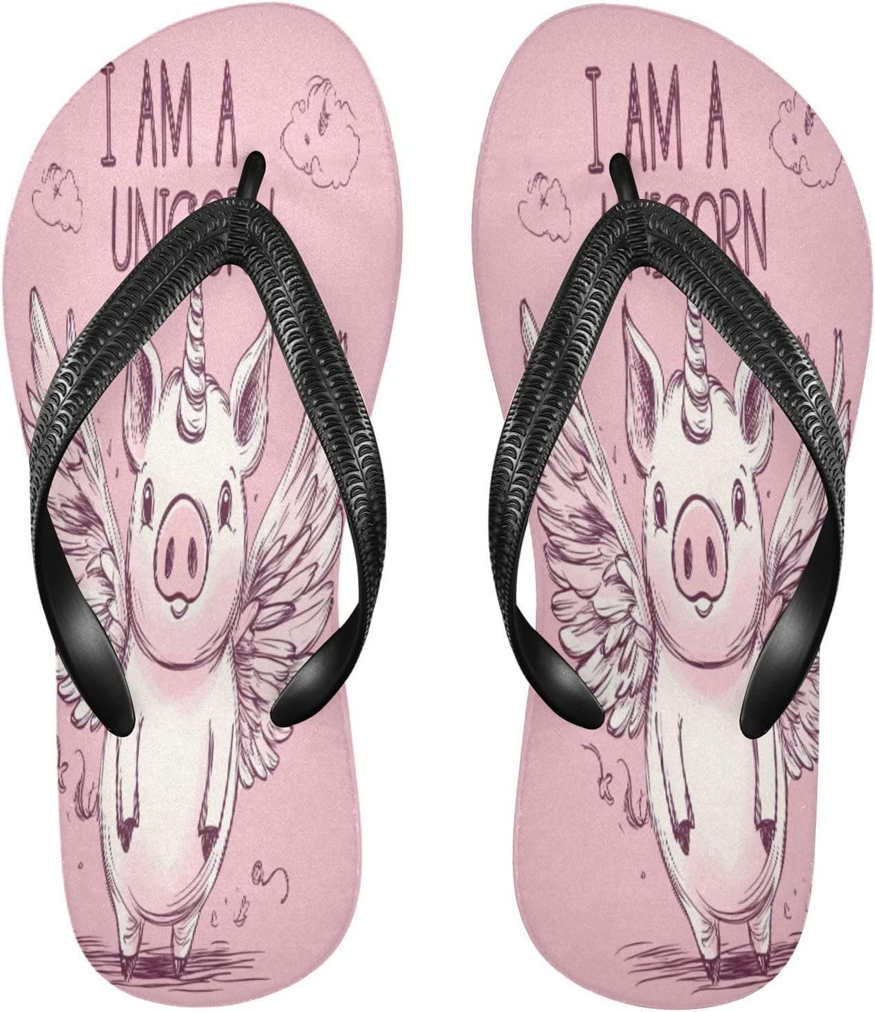 Розовые сланцы с единорогом для пляжа, сандалии с резиновой подошвой, нескользящие летние тапочки для мужчин и женщин, для прогулок Sinestour
Розовые сланцы с единорогом для пляжа, сандалии с резиновой подошвой, нескользящие летние тапочки для мужчин и женщин, для прогулок Sinestour