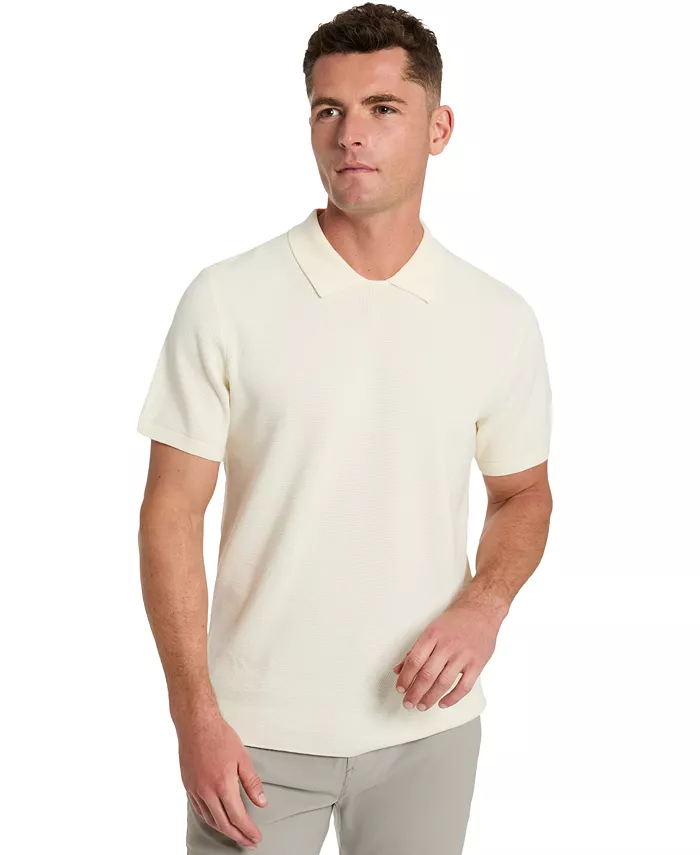 Мужской короткий рукав поло-свитер с вафельной вязкой Kenneth Cole, коричневый/бежевый
Мужской короткий рукав поло-свитер с вафельной вязкой Kenneth Cole, коричневый/бежевый