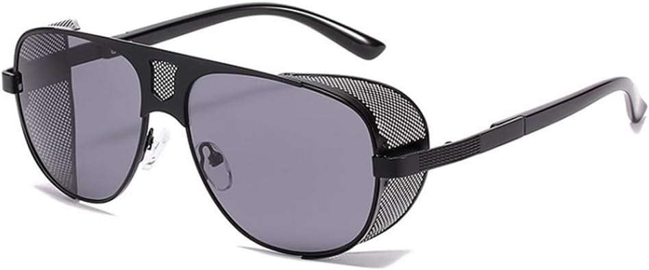 Солнцезащитные очки с плоской верхней частью и сетчатыми боковыми щитками, мужские, модные, в стиле металл-панк, женские, роскошные, ретро, в стиле стимпанк HVTVTLA, C1
Солнцезащитные очки с плоской верхней частью и сетчатыми боковыми щитками, мужские, модные, в стиле металл-панк, женские, роскошные, ретро, в стиле стимпанк HVTVTLA, C1