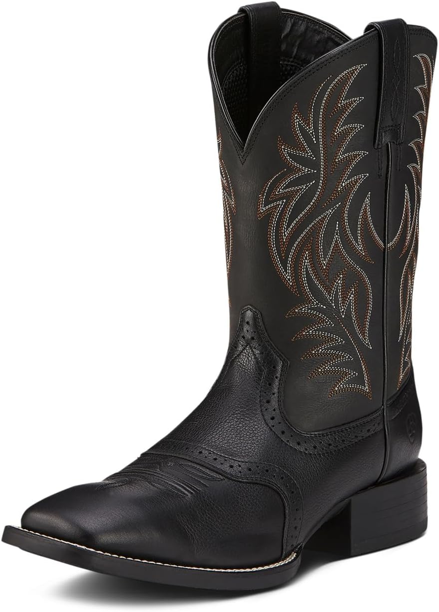 Мужские сапоги Ariat Arena Rebound Western с широким квадратным носком из кожи, черный
Мужские сапоги Ariat Arena Rebound Western с широким квадратным носком из кожи, черный