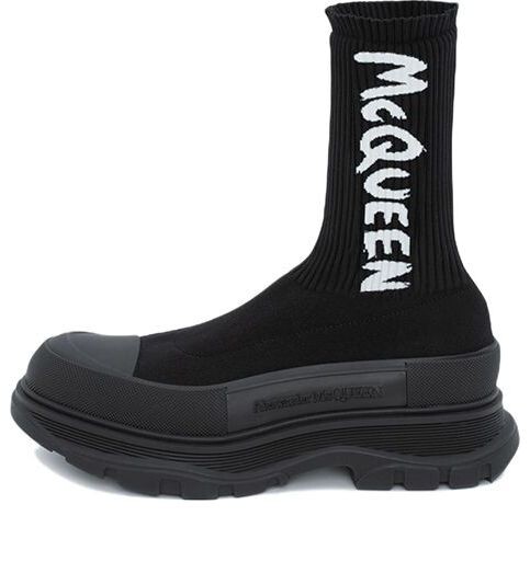 Кроссовки graffiti knit tread slick boots 'black white' Alexander Mcqueen, черный
Кроссовки graffiti knit tread slick boots 'black white' Alexander Mcqueen, черный