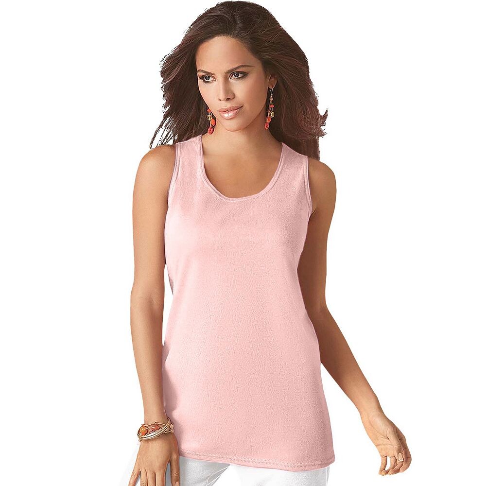 Женская майка больших размеров Roaman с круглым вырезом Roaman's, цвет Soft Blush
Женская майка больших размеров Roaman с круглым вырезом Roaman's, цвет Soft Blush