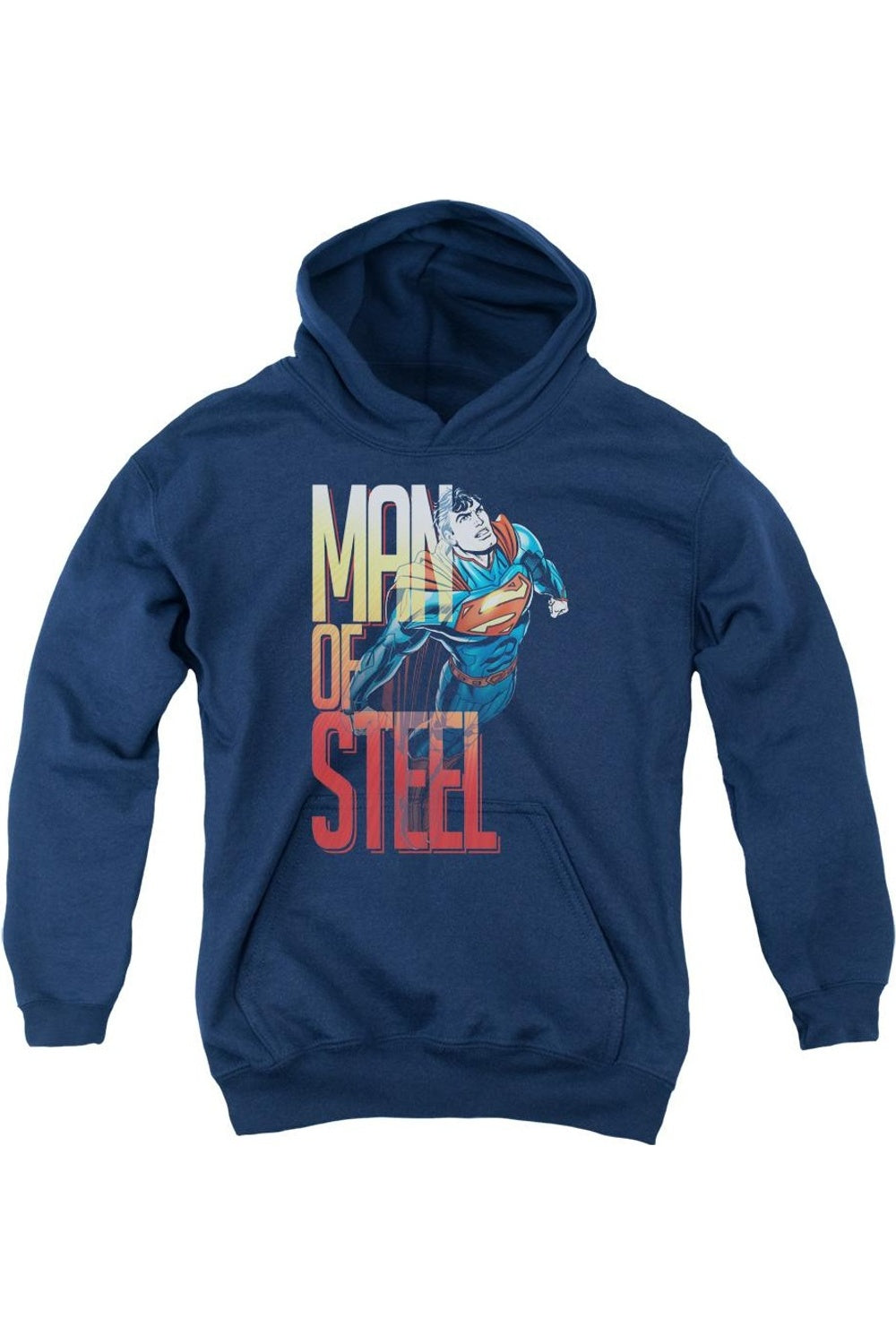 Супермен: худи с капюшоном и принтом "Стальной полет" для детей Gildan, темно-синий
Супермен: худи с капюшоном и принтом "Стальной полет" для детей Gildan, темно-синий