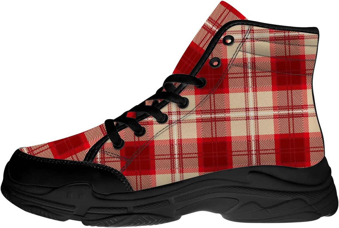 Мужские и женские высокие кеды в шотландскую клетку, кеды на шнуровке с платформой из ткани, подарки для него и для нее Generic, бежевый
Мужские и женские высокие кеды в шотландскую клетку, кеды на шнуровке с платформой из ткани, подарки для него и для нее Generic, бежевый