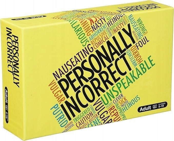 ЛИЧНО НЕПРАВИЛЬНАЯ настольная игра Inna marka
ЛИЧНО НЕПРАВИЛЬНАЯ настольная игра Inna marka