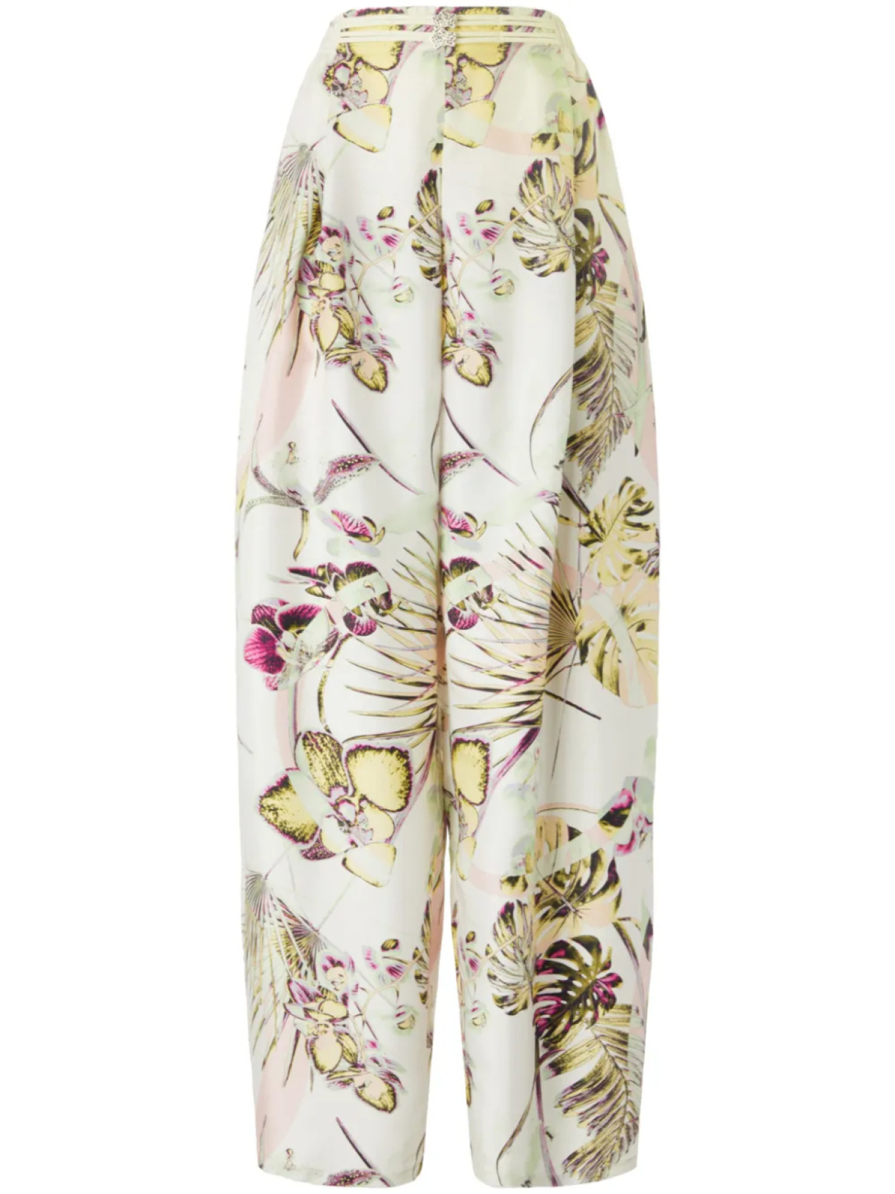Genny брюки палаццо с цветочным принтом, белый
Genny брюки палаццо с цветочным принтом, белый