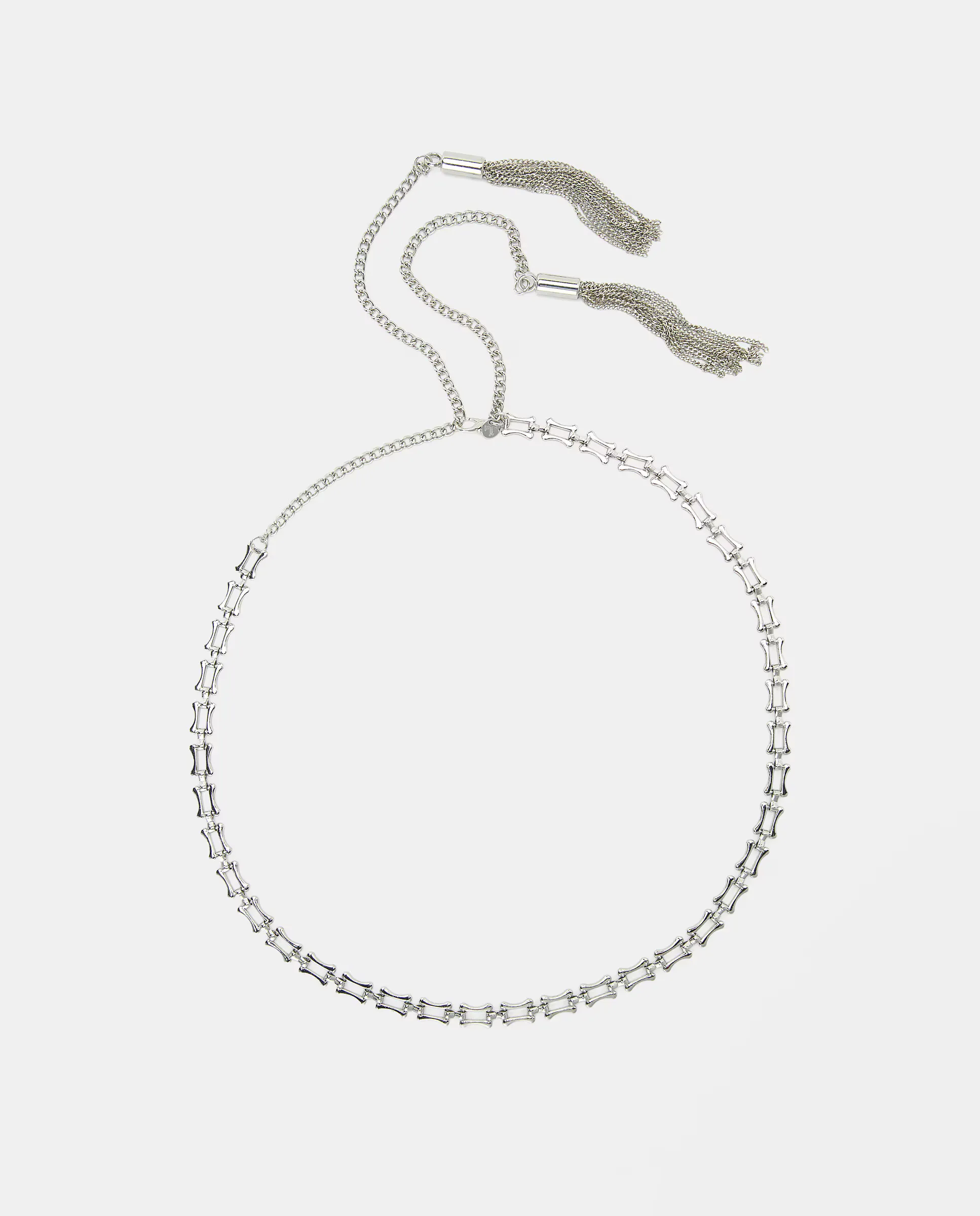 Цепной пояс с бриллиантами Latouche, серебряный
Цепной пояс с бриллиантами Latouche, серебряный