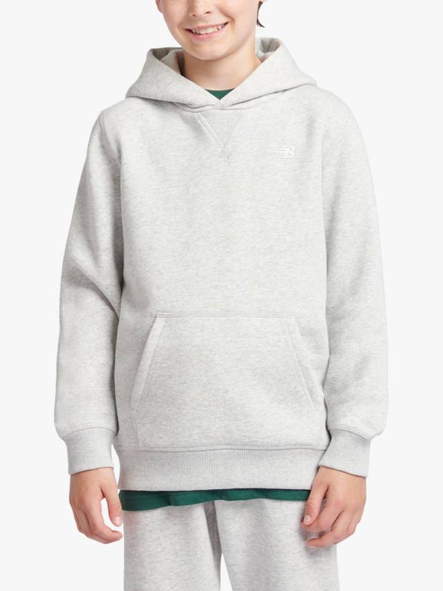 Детская худи с маленьким логотипом на спине New Balance, Ash Heather
Детская худи с маленьким логотипом на спине New Balance, Ash Heather