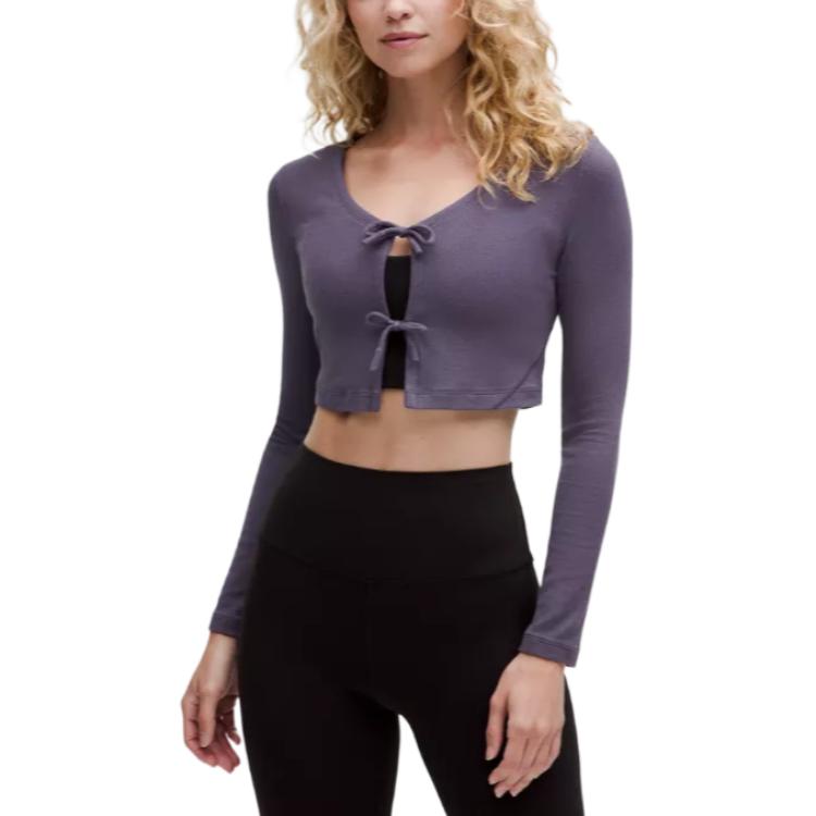 Футболка Ribbed Tie-Front Cardigan Crop Tops Women's Lululemon, Nightfall/Nightfall
Футболка Ribbed Tie-Front Cardigan Crop Tops Women's Lululemon, Nightfall/Nightfall