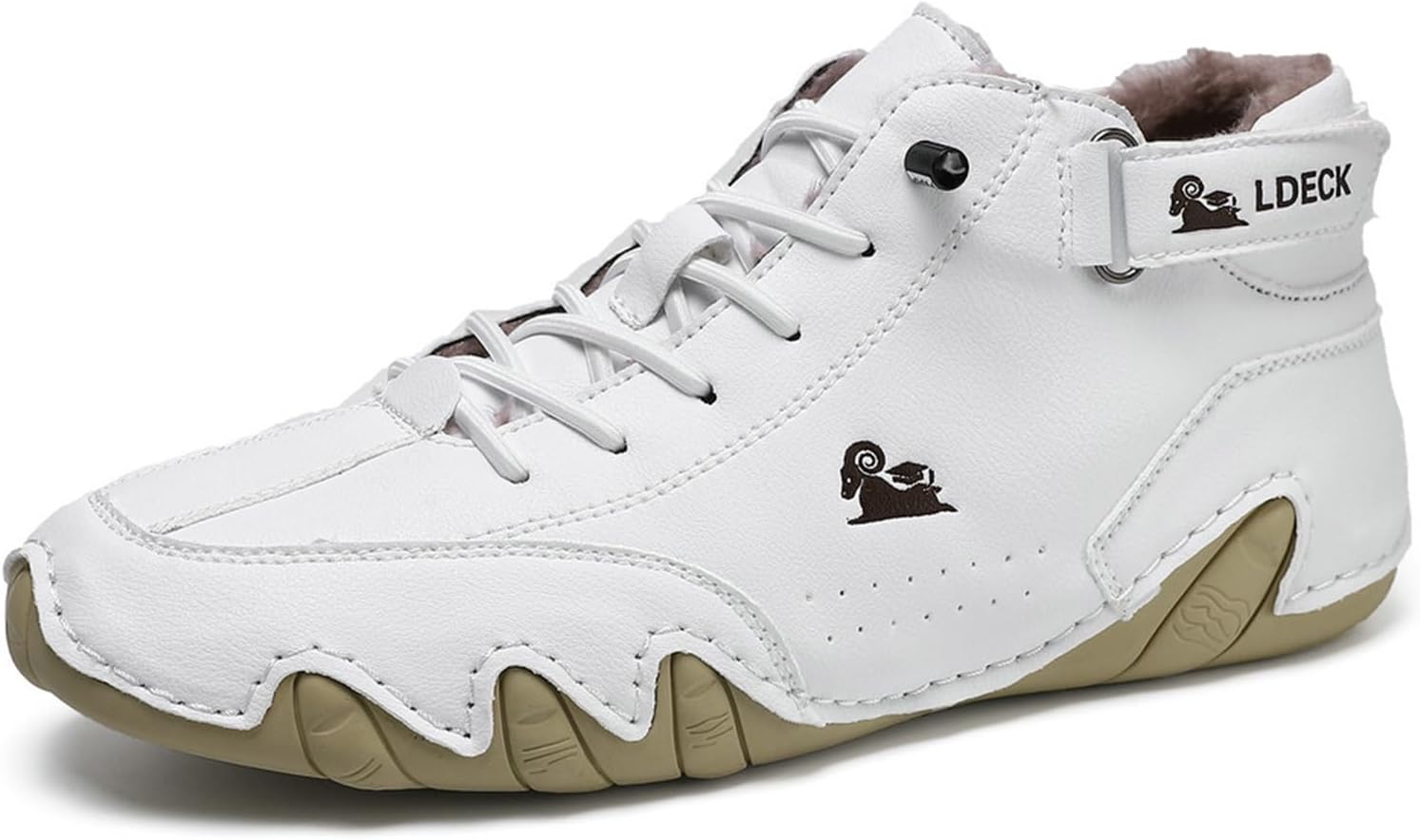 Мужские зимние теплые кроссовки с плюшевой подкладкой, удобные повседневные обувь для улицы, противоскользящие, для ходьбы и вождения Abborora, белый
Мужские зимние теплые кроссовки с плюшевой подкладкой, удобные повседневные обувь для улицы, противоскользящие, для ходьбы и вождения Abborora, белый