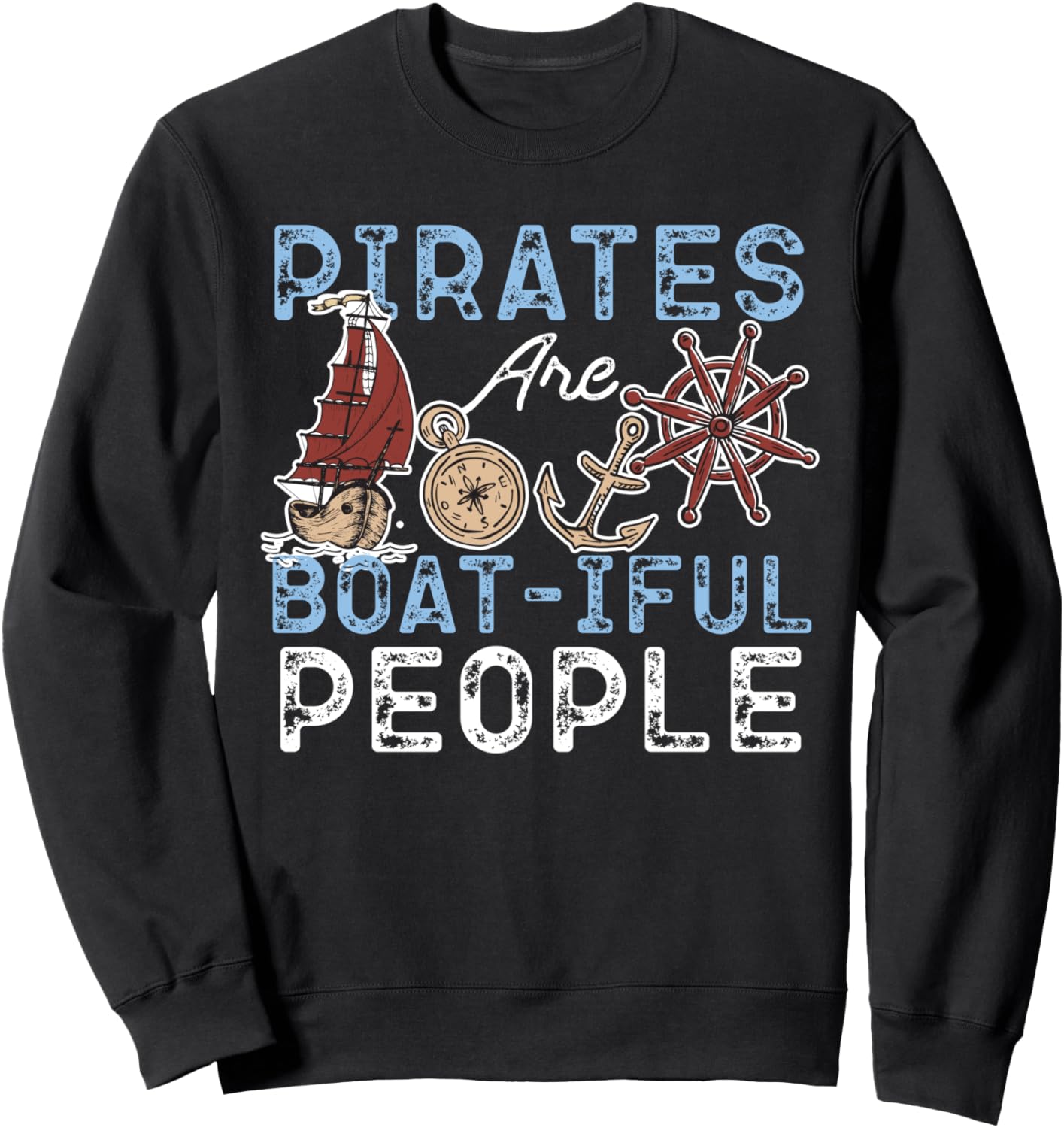 Толстовка с пиратским дизайном Boat-iful People для искателей приключений Pirates Design Ideas For Adventurers, черный
Толстовка с пиратским дизайном Boat-iful People для искателей приключений Pirates Design Ideas For Adventurers, черный