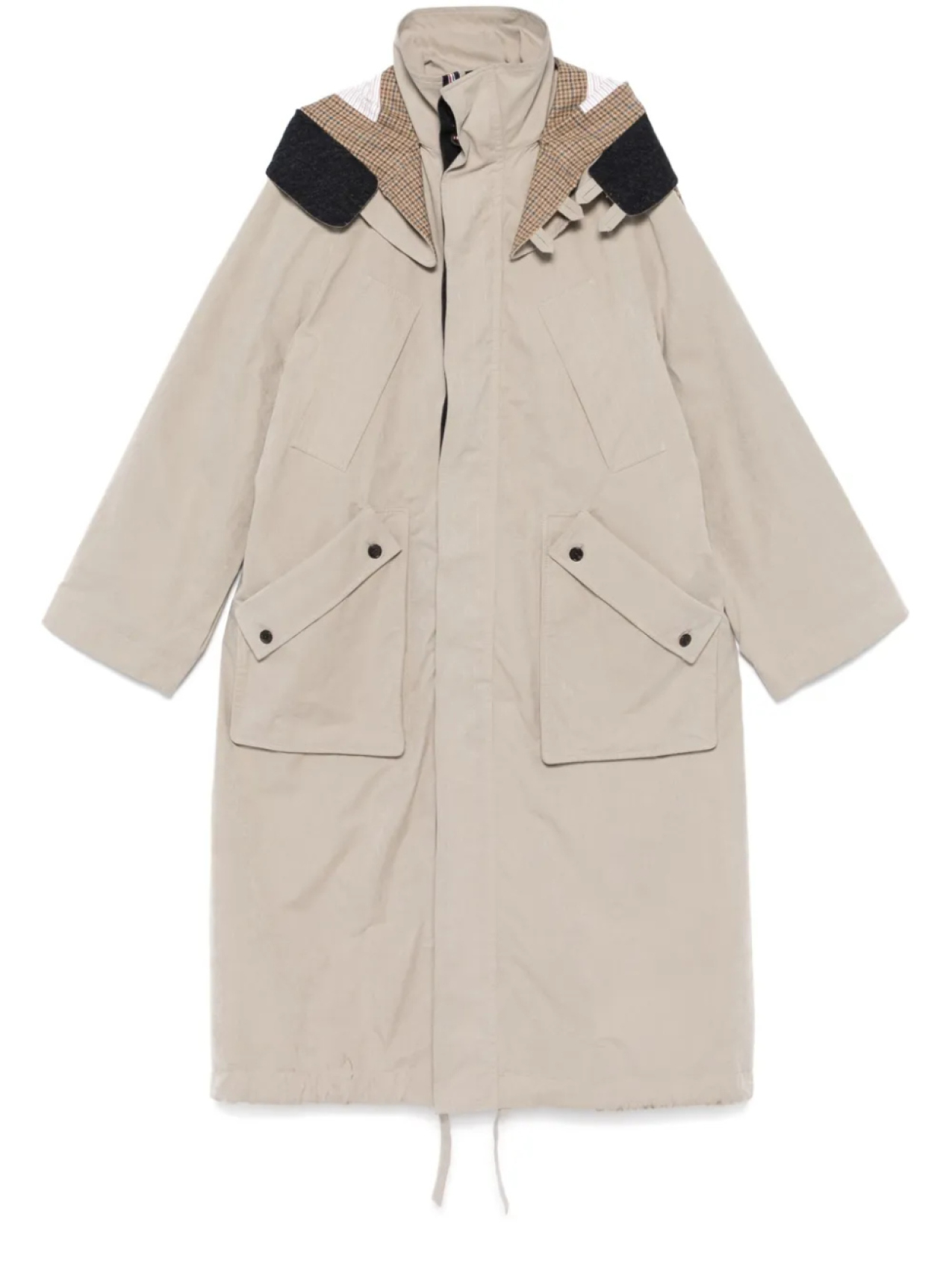 Thom Browne парка со съемным капюшоном, нейтральный
Thom Browne парка со съемным капюшоном, нейтральный