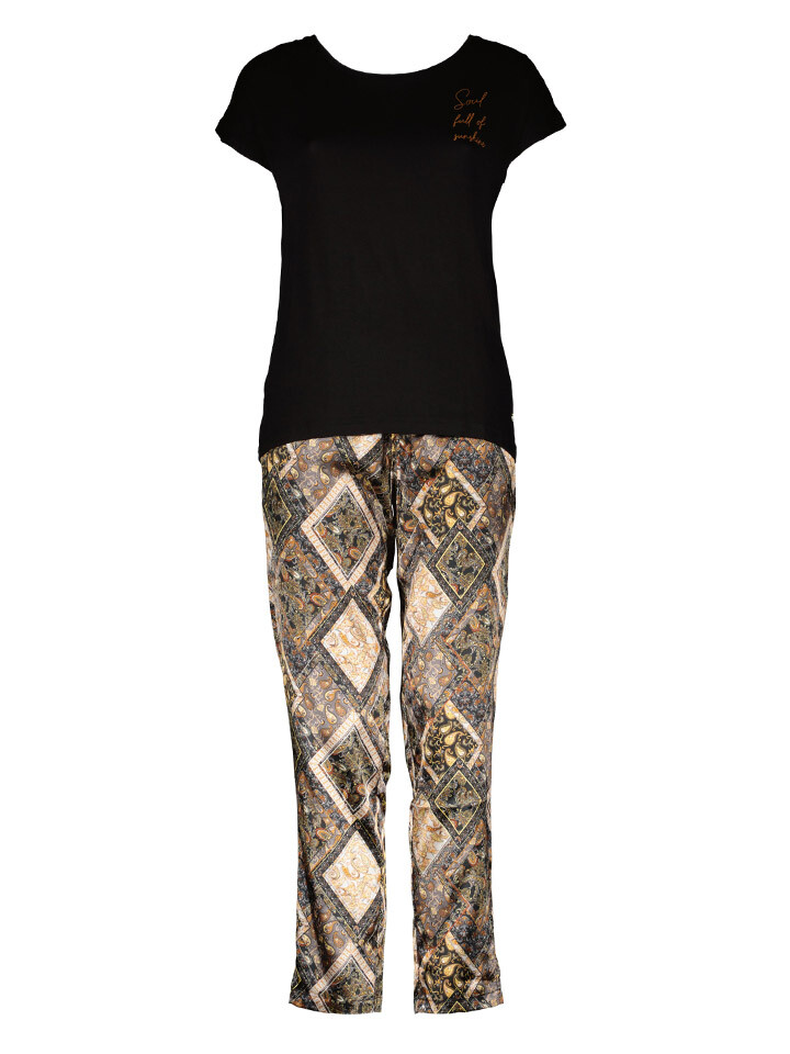 Пижама LASCANA, цвет Schwarz/ Beige
Пижама LASCANA, цвет Schwarz/ Beige