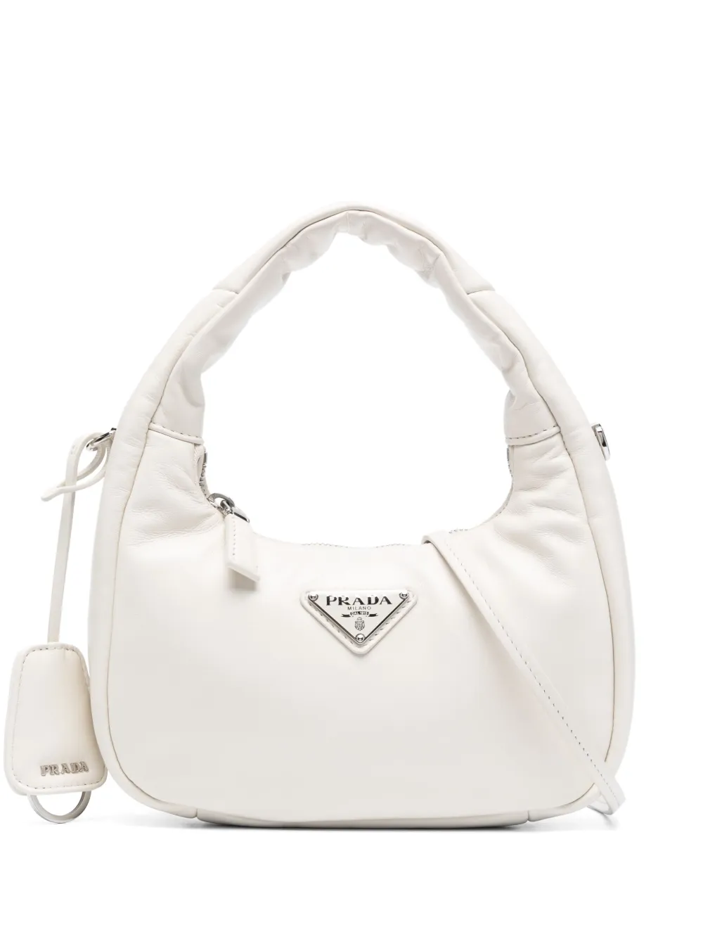 Дутая сумка-тоут с логотипом Prada, белый
Дутая сумка-тоут с логотипом Prada, белый