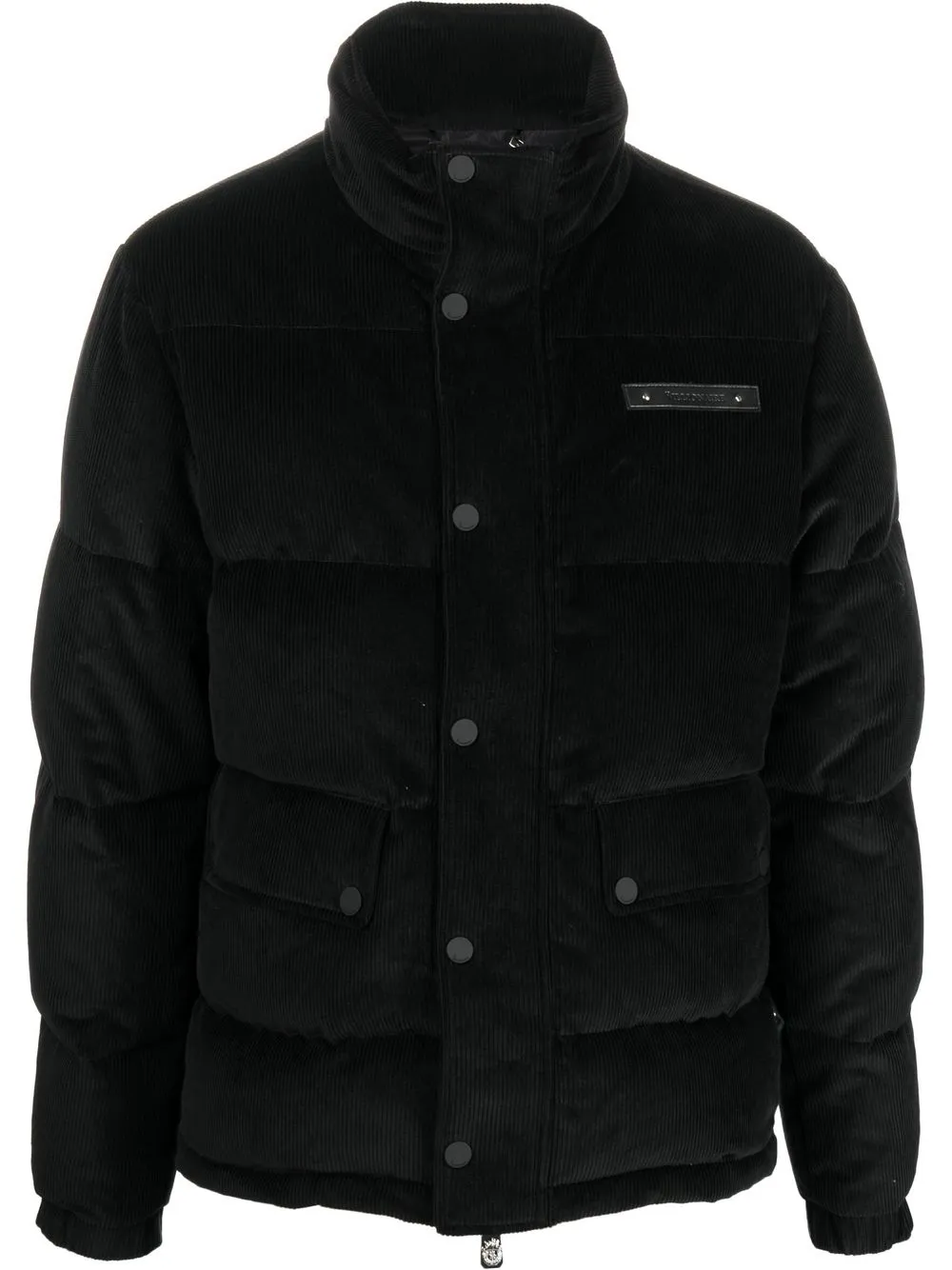 Вельветовый пуховик Billionaire, черный 
Вельветовый пуховик Billionaire, черный