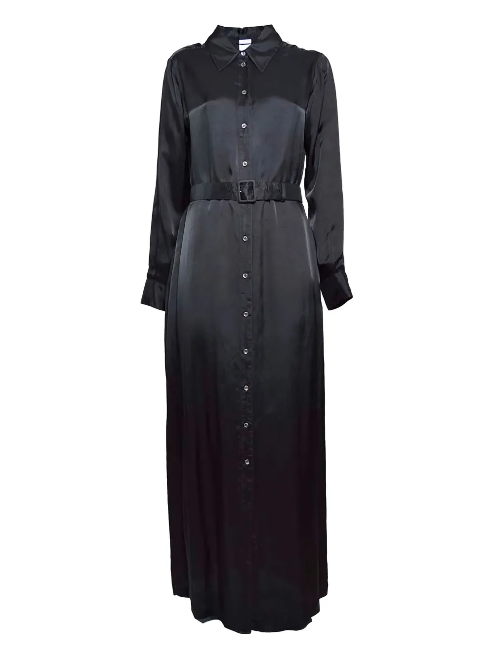 Платье-рубашка с поясом ASPESI, черный
Платье-рубашка с поясом ASPESI, черный