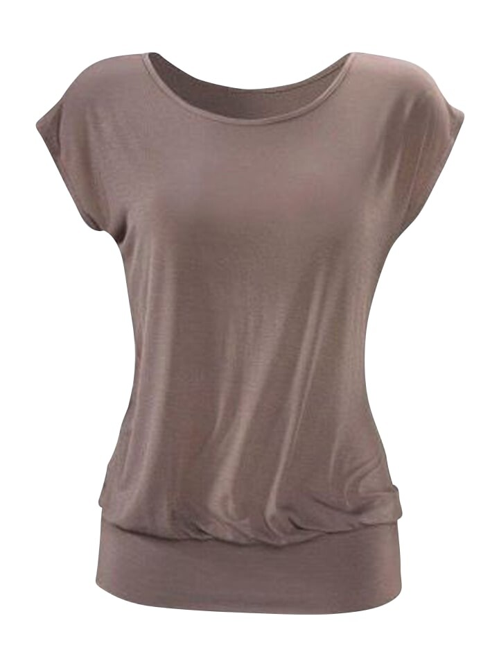 Футболка LASCANA, серо-коричневый
Футболка LASCANA, серо-коричневый