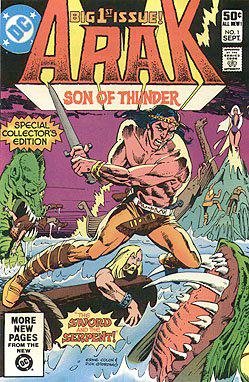 Arak, Son of Thunder (1981 series) #1 (DC Comics)
Arak, Son of Thunder (1981 series) #1 (DC Comics)
