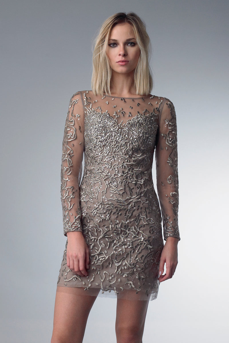 Коктейльное платье с длинными рукавами Basix Black Label, серо-коричневый
Коктейльное платье с длинными рукавами Basix Black Label, серо-коричневый