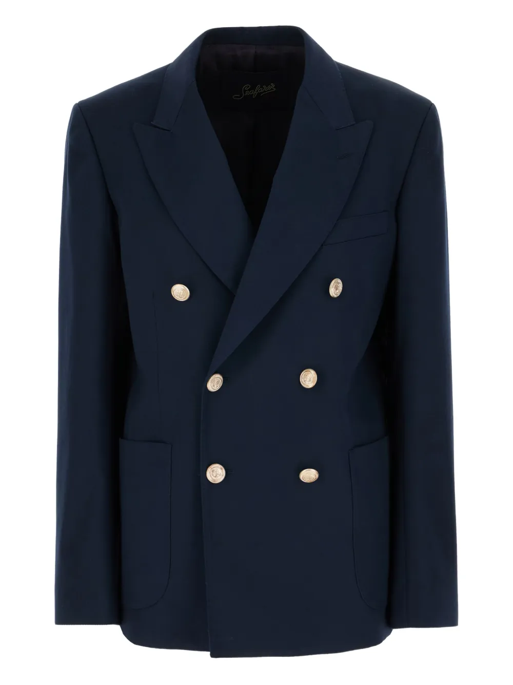 Двубортный пиджак Seafarer, синий
Двубортный пиджак Seafarer, синий
