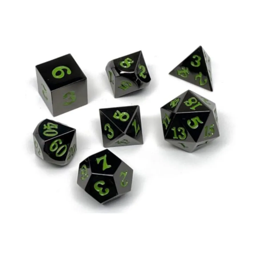 Gun Metal со змеиной кровью (7), Dice - Metal 7 Piece Poly Sets (Easy Roller Dice)
Gun Metal со змеиной кровью (7), Dice - Metal 7 Piece Poly Sets (Easy Roller Dice)