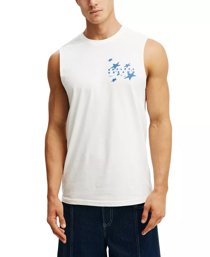 Мужской майка-алкоголик с принтом COTTON ON, белый
Мужской майка-алкоголик с принтом COTTON ON, белый