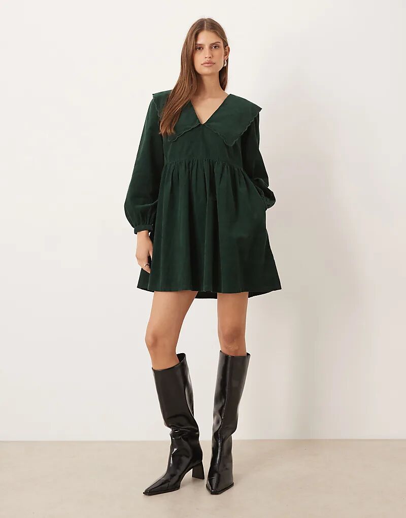 Платье-рубашка мини-фасон Nobody's Child Cassis темно-зеленого цвета
Платье-рубашка мини-фасон Nobody's Child Cassis темно-зеленого цвета