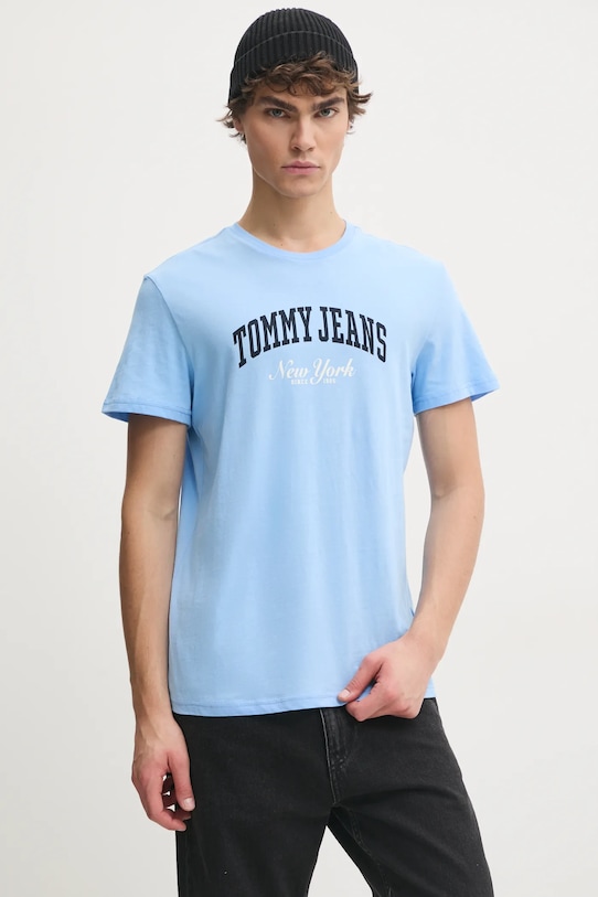 Хлопковая футболка Tommy Jeans, синий
Хлопковая футболка Tommy Jeans, синий