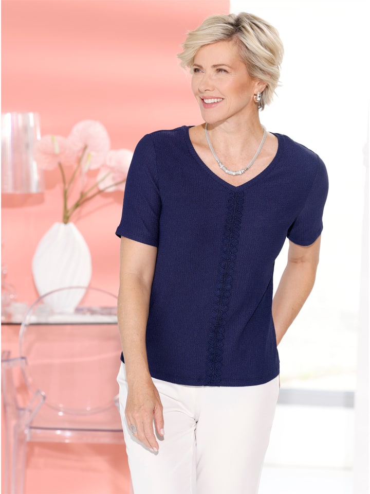 Рубашка с короткими рукавами темно-синего цвета WITT WEIDEN
Рубашка с короткими рукавами темно-синего цвета WITT WEIDEN