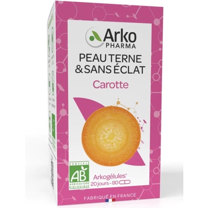 Arkogelules Органическая морковь 80 капсул Arkopharma
Arkogelules Органическая морковь 80 капсул Arkopharma