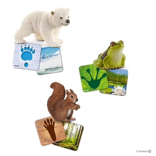 Schleich, Коллекционная фигурка + карточки - дикие животные
Schleich, Коллекционная фигурка + карточки - дикие животные