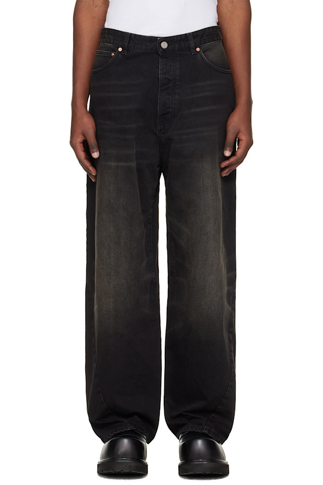 Vetements Черные джинсы со спиральным рисунком
Vetements Черные джинсы со спиральным рисунком