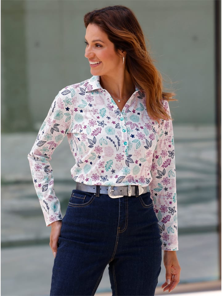 Рубашка поло с принтом экрю-лиловый WITT WEIDEN
Рубашка поло с принтом экрю-лиловый WITT WEIDEN