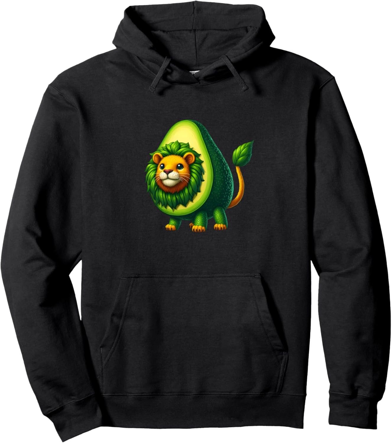 Худи с изображением льва-авокадо Avocado Lion Collection, черный
Худи с изображением льва-авокадо Avocado Lion Collection, черный