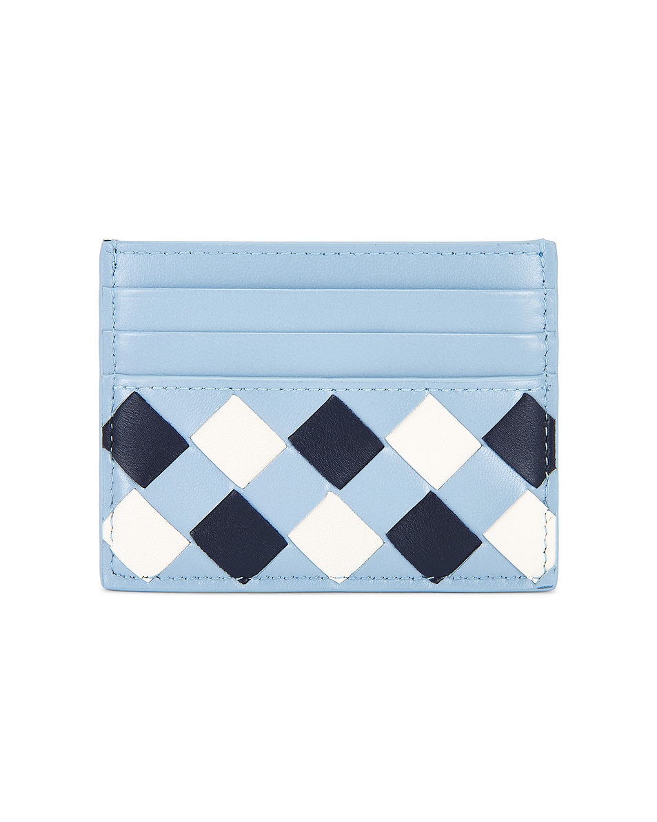 Кожаный картхолдер Intrecciato для кредитных карт Bottega Veneta, Abyss, Ice, & White
Кожаный картхолдер Intrecciato для кредитных карт Bottega Veneta, Abyss, Ice, & White