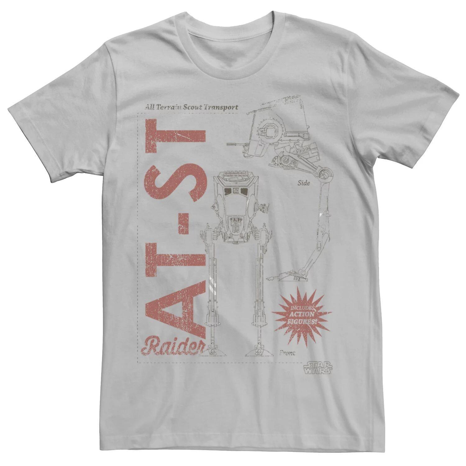 Мужская футболка с фигуркой The Mandalorian AT-ST Star Wars
Мужская футболка с фигуркой The Mandalorian AT-ST Star Wars