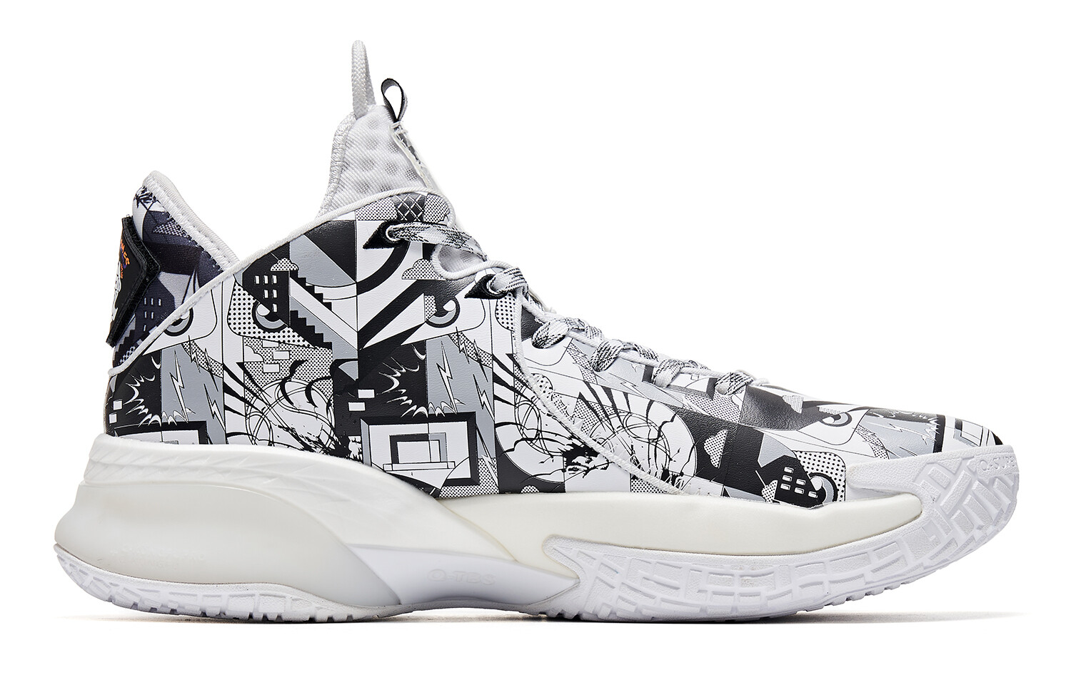 Баскетбольные кроссовки Grinding 4 Basketball Shoes Men High-Top White/Black Qiaodan 
Баскетбольные кроссовки Grinding 4 Basketball Shoes Men High-Top White/Black Qiaodan