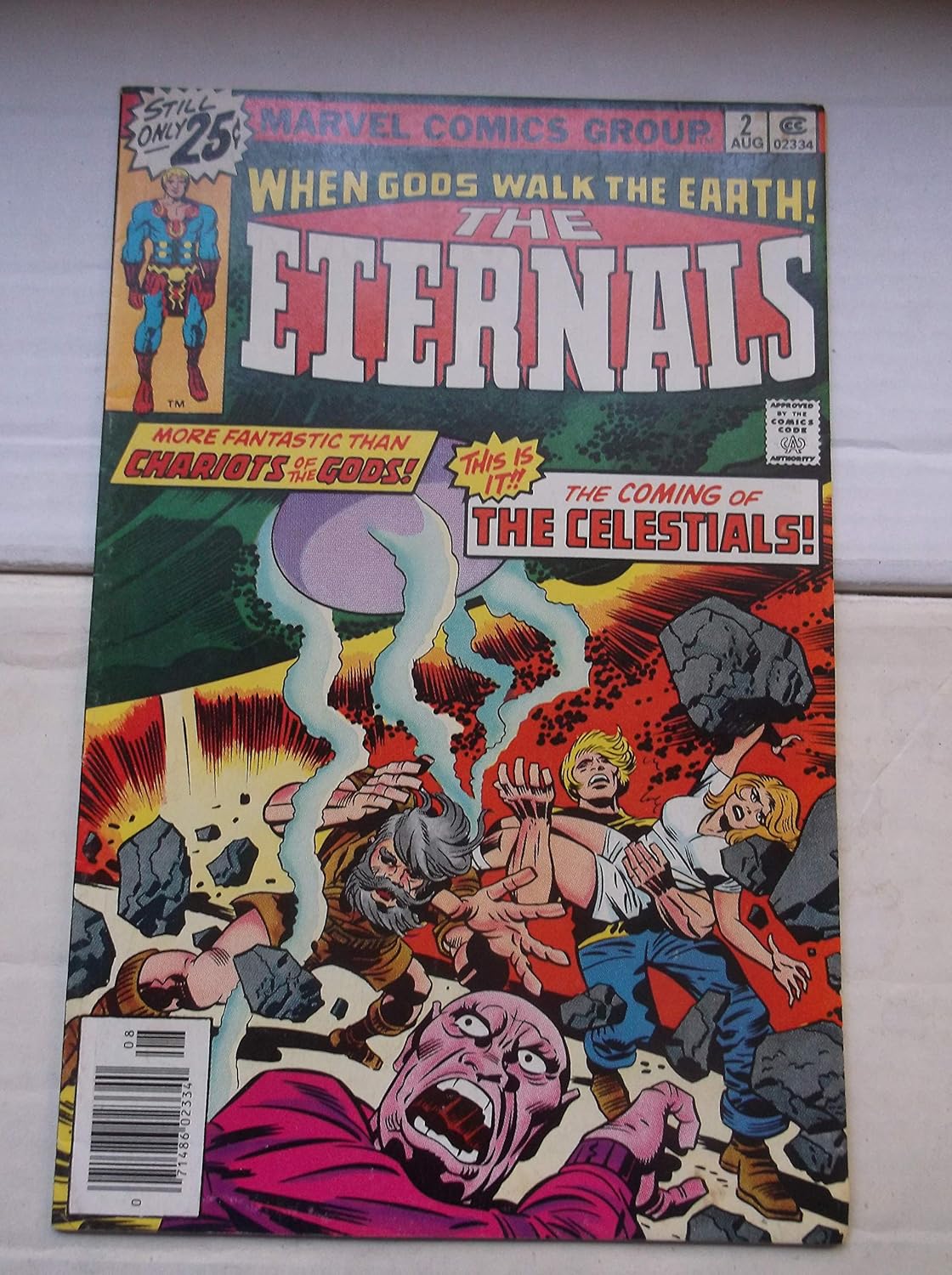 Eternals #2 (Comic - Aug. 1976) (Vol. 1) (Marvel Comics Group)
Eternals #2 (Comic - Aug. 1976) (Vol. 1) (Marvel Comics Group)