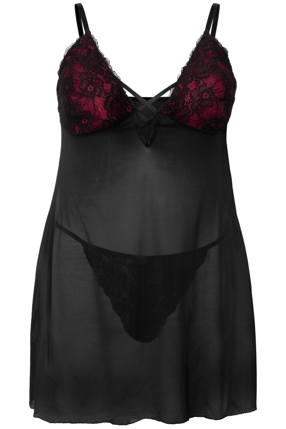 Ulla Popken Пеньюар в черном цвете
Ulla Popken Пеньюар в черном цвете