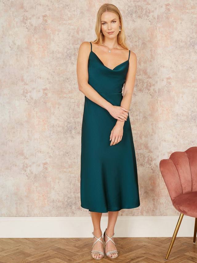 Атласное платье с капюшоном на шее Yumi, зеленый
Атласное платье с капюшоном на шее Yumi, зеленый