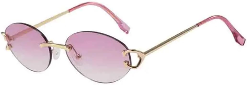 Солнцезащитные очки с защитой UV400 | Овальная безободковая оправа | для женщин и мужчин, для занятий спортом на открытом воздухе и вождения DSVIGF, Gold Gradient Purple
Солнцезащитные очки с защитой UV400 | Овальная безободковая оправа | для женщин и мужчин, для занятий спортом на открытом воздухе и вождения DSVIGF, Gold Gradient Purple