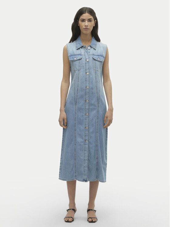 Джинсовое платье regular fit Zadie 10309673 Vero Moda, синий
Джинсовое платье regular fit Zadie 10309673 Vero Moda, синий