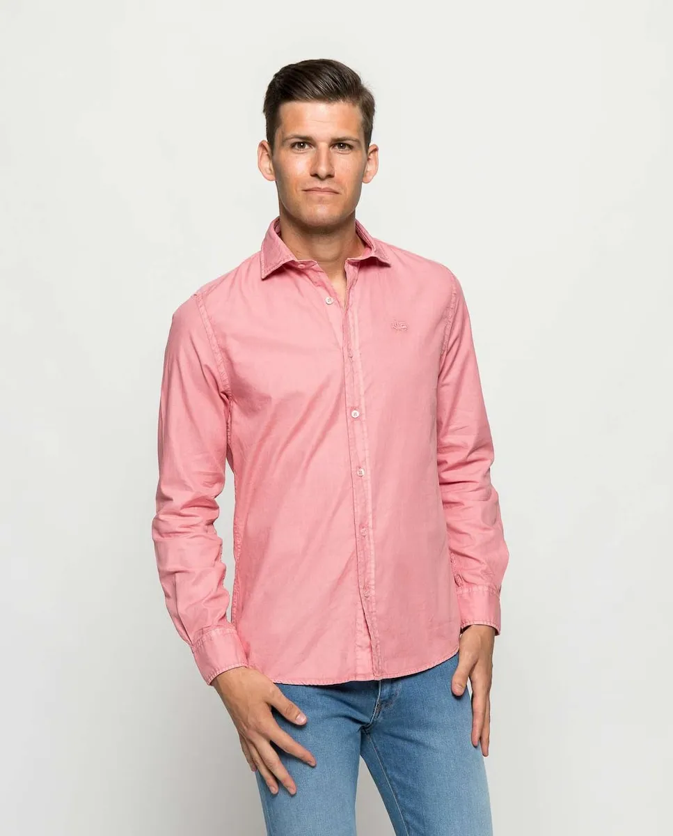 Мужская однотонная бордовая рубашка из хлопка классического кроя Scotta 1985, бордовый
Мужская однотонная бордовая рубашка из хлопка классического кроя Scotta 1985, бордовый