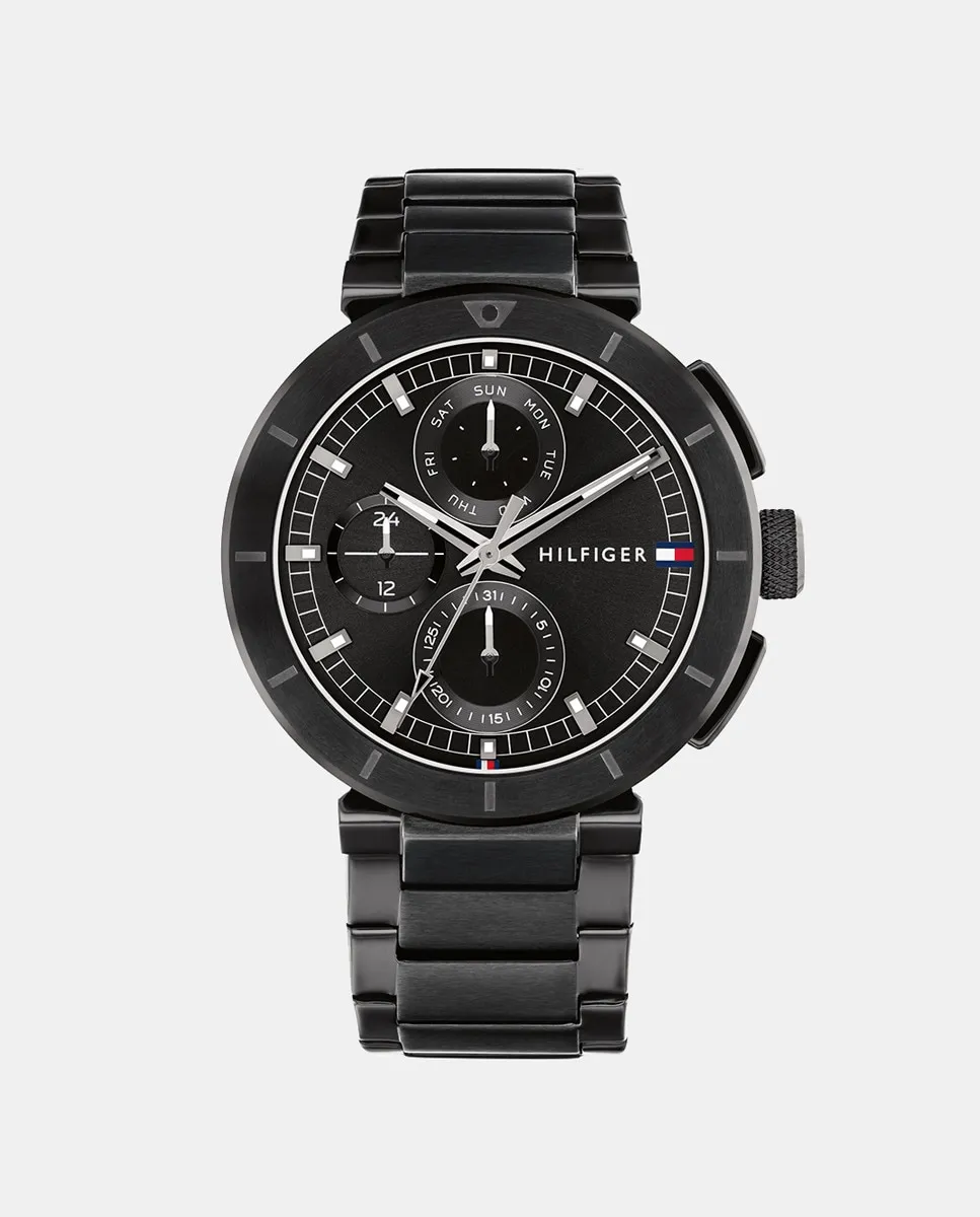 Lorenzo 1792119 многофункциональные мужские часы из черной стали Tommy Hilfiger
Lorenzo 1792119 многофункциональные мужские часы из черной стали Tommy Hilfiger