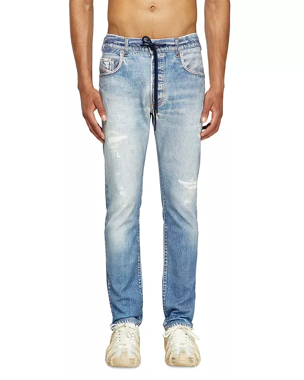 2032 d-krooley-b джинсы-джоггеры стандартного кроя из денима Diesel, синий
2032 d-krooley-b джинсы-джоггеры стандартного кроя из денима Diesel, синий