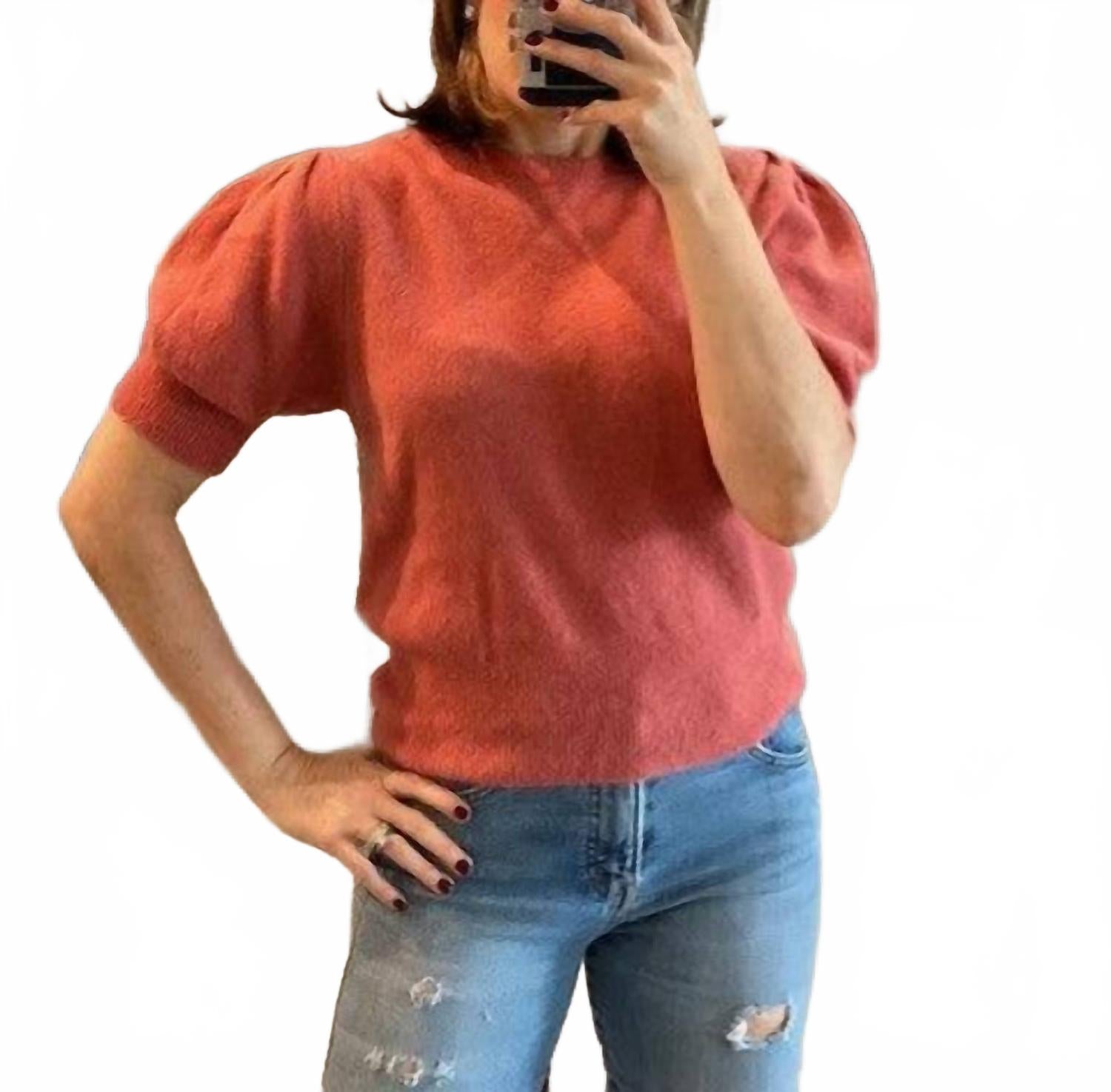 Бери короткий свитер с пышными рукавами Dixie, Berry
Бери короткий свитер с пышными рукавами Dixie, Berry