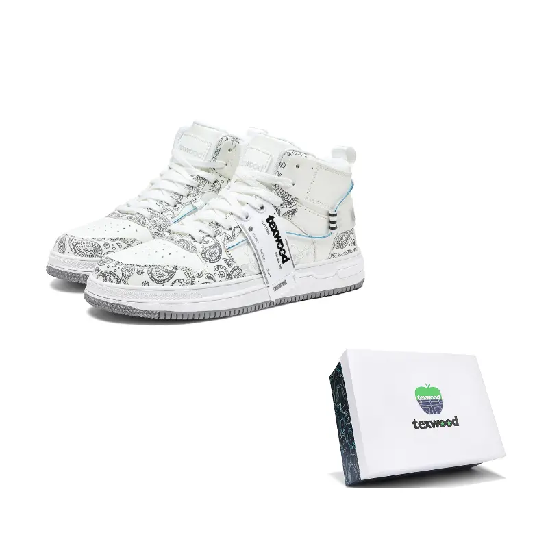 TEXWOOD Высокие скейтерские кроссовки мужские бело-серебристые, цвет White Silver
TEXWOOD Высокие скейтерские кроссовки мужские бело-серебристые, цвет White Silver